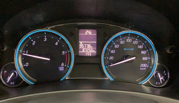 2015 Maruti Ciaz ZDI SHVS, Diesel, Manual, 87,250 km, Odometer Image