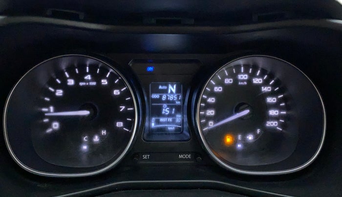 2018 Tata NEXON XZA PLUS PETROL DUAL TONE, Petrol, Automatic, 87,851 km, Odometer Image