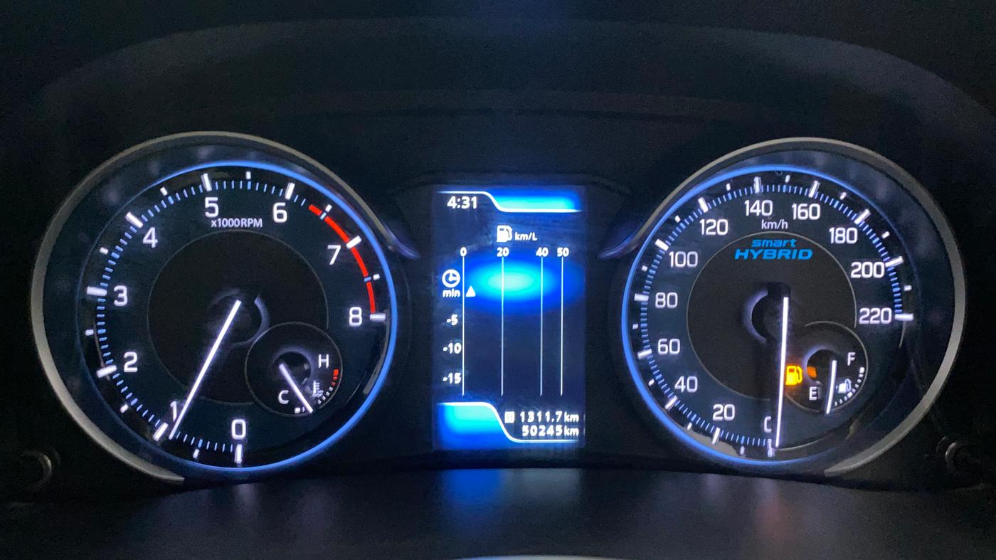 2020 Maruti Ertiga VXI SHVS, Petrol, Manual, 50,244 km, Odometer Image