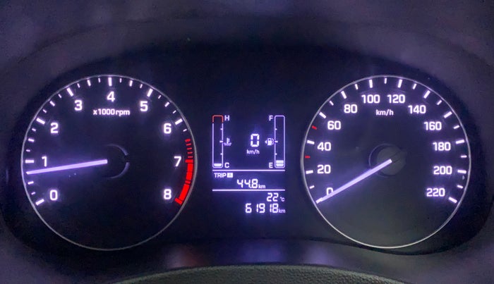 2018 Hyundai Creta E PLUS 1.6 PETROL, Petrol, Manual, 61,874 km, Odometer Image