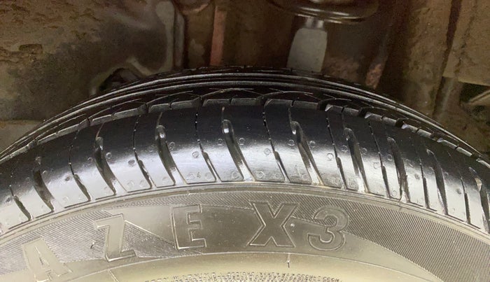 2017 Tata Tiago XZA PETROL, Petrol, Automatic, 37,379 km, Left Rear Tyre Tread