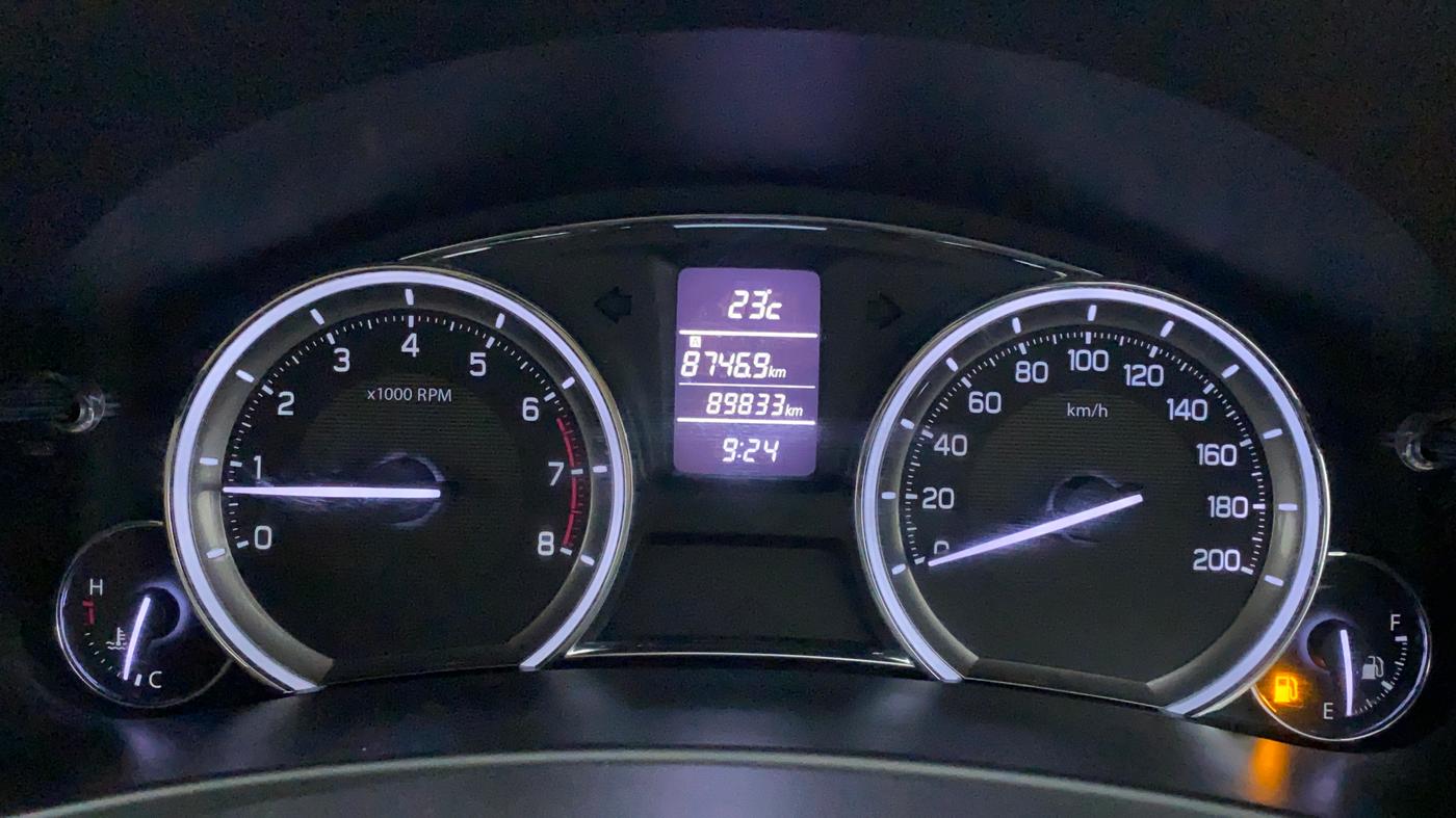 2015 Maruti Ciaz ZXI PLUS, Petrol, Manual, 89,926 km, Odometer Image