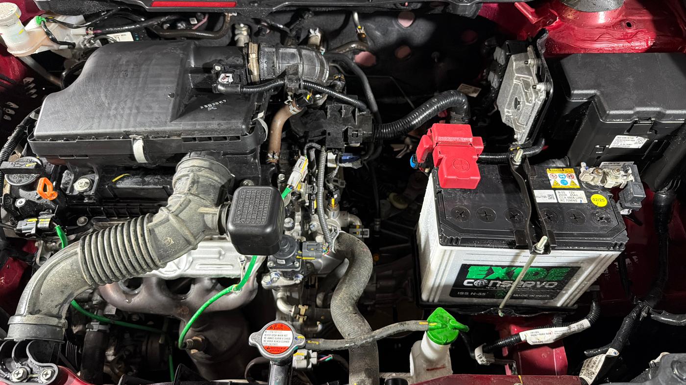 2025 Maruti Grand Vitara DELTA SMART HYBRID, Petrol, Manual, 12,828 km, Engine View - Left
