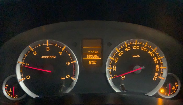 2013 Maruti Swift VDI, Diesel, Manual, 59,216 km, Odometer Image