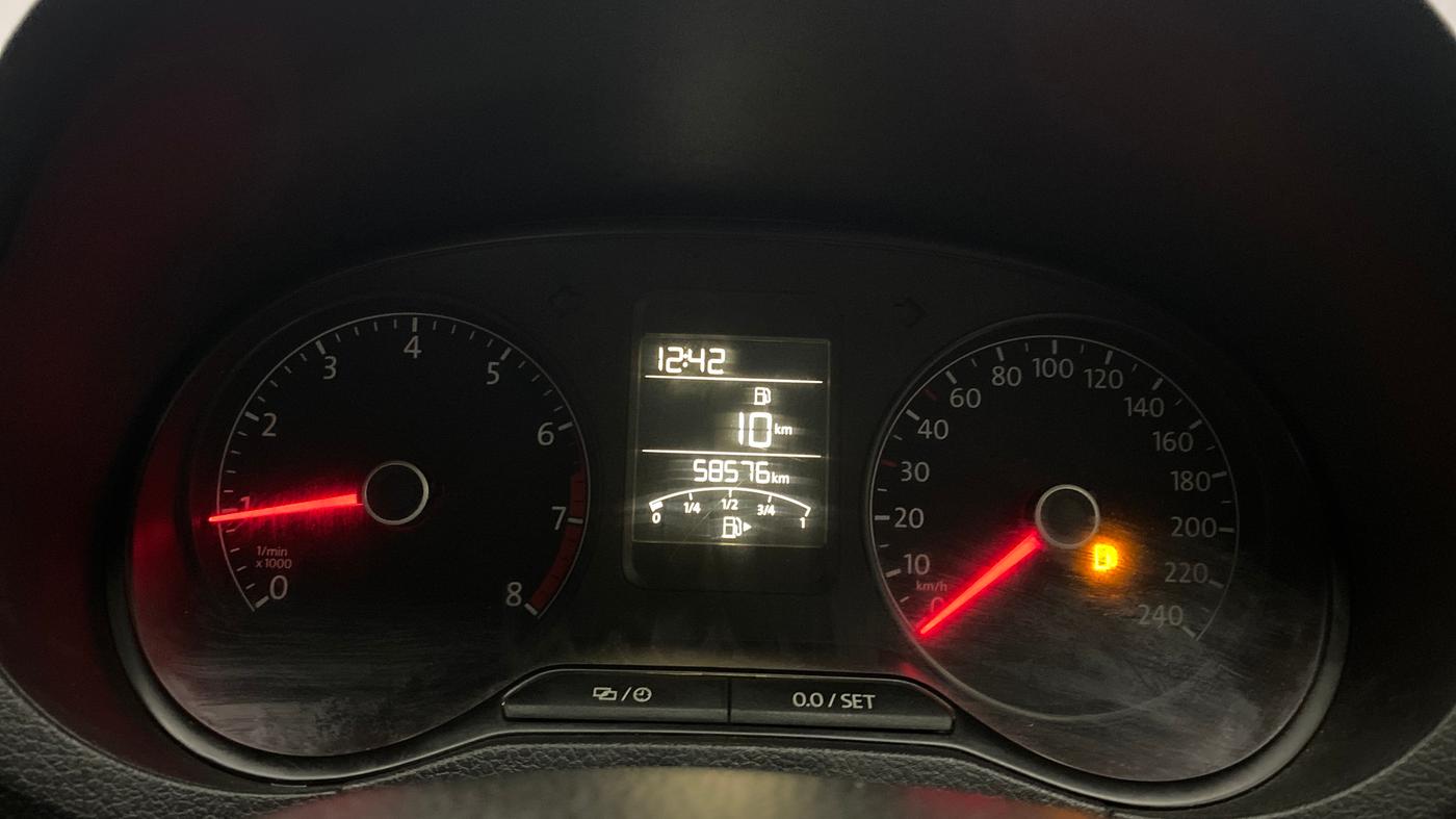 2016 Volkswagen Ameo COMFORTLINE 1.2L, Petrol, Manual, 58,576 km, Odometer Image