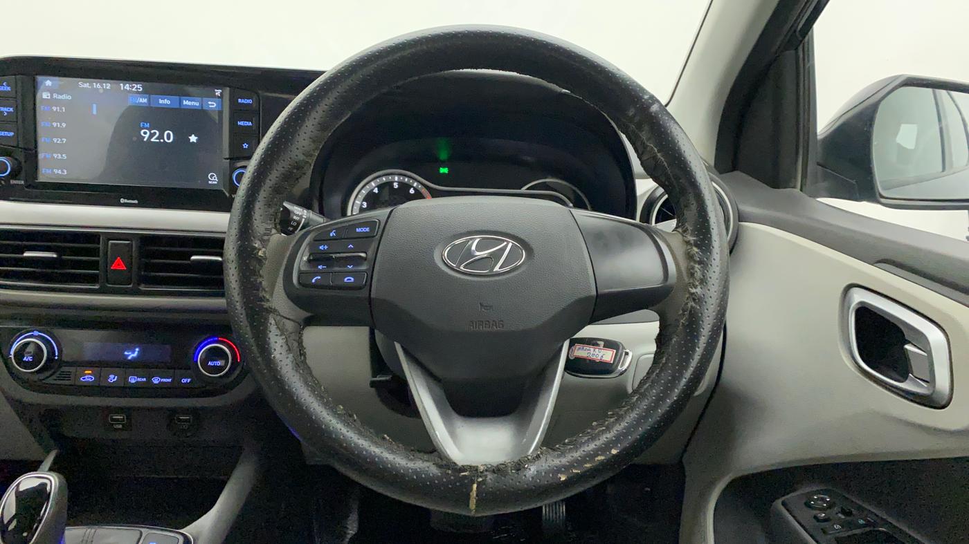 2019 Hyundai GRAND I10 NIOS SPORTZ AMT 1.2 KAPPA VTVT, Petrol, Automatic, 32,127 km, Steering Wheel Close Up