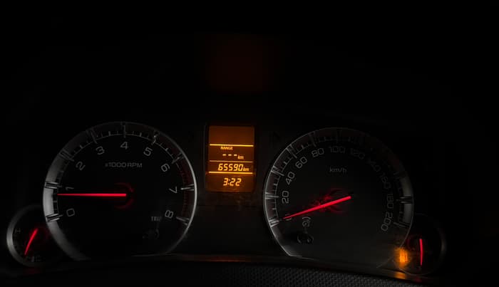 2015 Maruti Swift VXI, Petrol, Manual, 65,576 km, Odometer Image