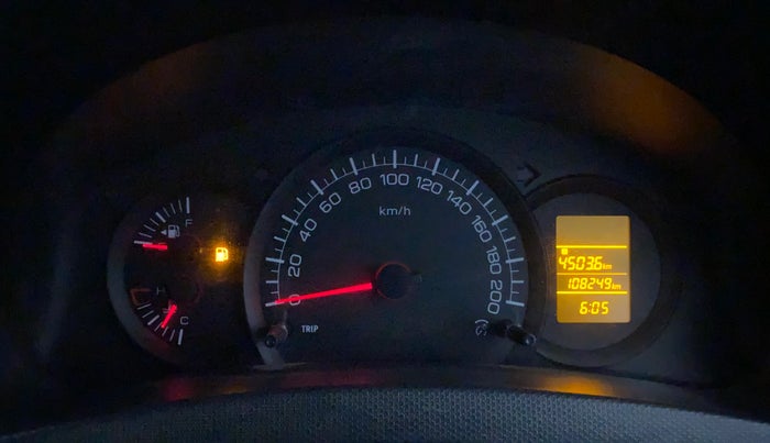 2015 Maruti Swift LXI, Petrol, Manual, 1,08,261 km, Odometer Image
