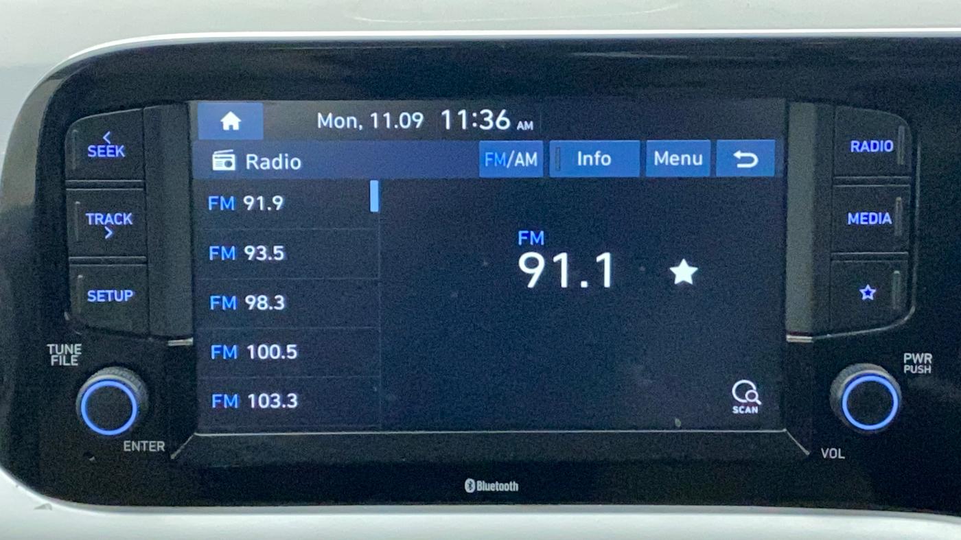 2020 Hyundai GRAND I10 NIOS SPORTZ 1.2 KAPPA VTVT, Petrol, Manual, 1,10,142 km, Infotainment System