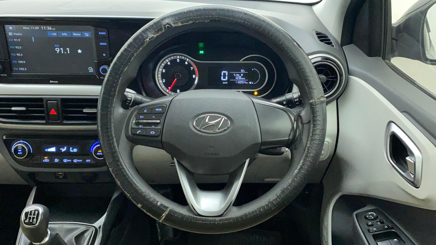 2020 Hyundai GRAND I10 NIOS SPORTZ 1.2 KAPPA VTVT, Petrol, Manual, 1,10,142 km, Steering Wheel Close Up