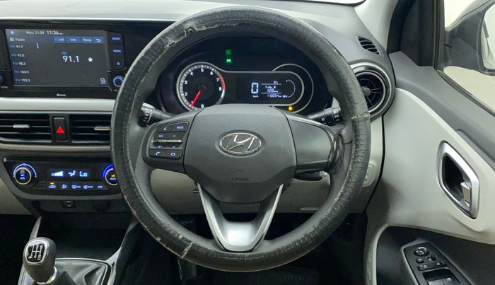 2020 Hyundai GRAND I10 NIOS SPORTZ 1.2 KAPPA VTVT, Petrol, Manual, 1,10,142 km, Steering Wheel Close Up