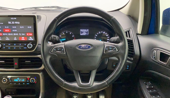 2019 Ford Ecosport TITANIUM 1.5L PETROL, Petrol, Manual, 48,509 km, Steering Wheel Close Up