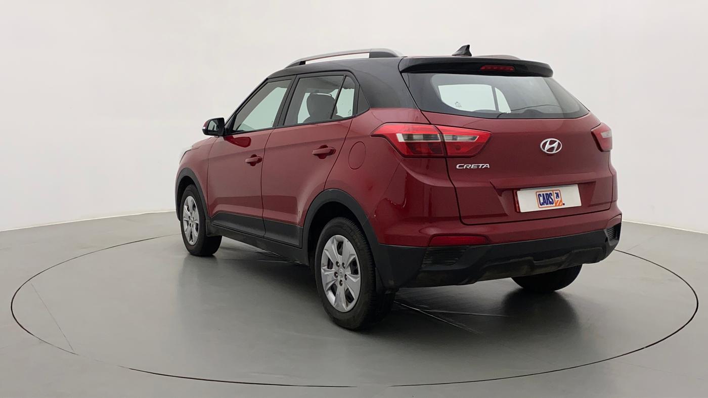 2017 Hyundai Creta E PLUS 1.6 PETROL, Petrol, Manual, 1,04,303 km, Left Back Diagonal