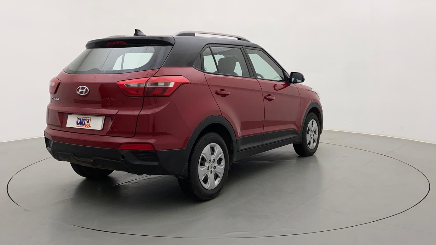 2017 Hyundai Creta E PLUS 1.6 PETROL, Petrol, Manual, 1,04,303 km, Right Back Diagonal