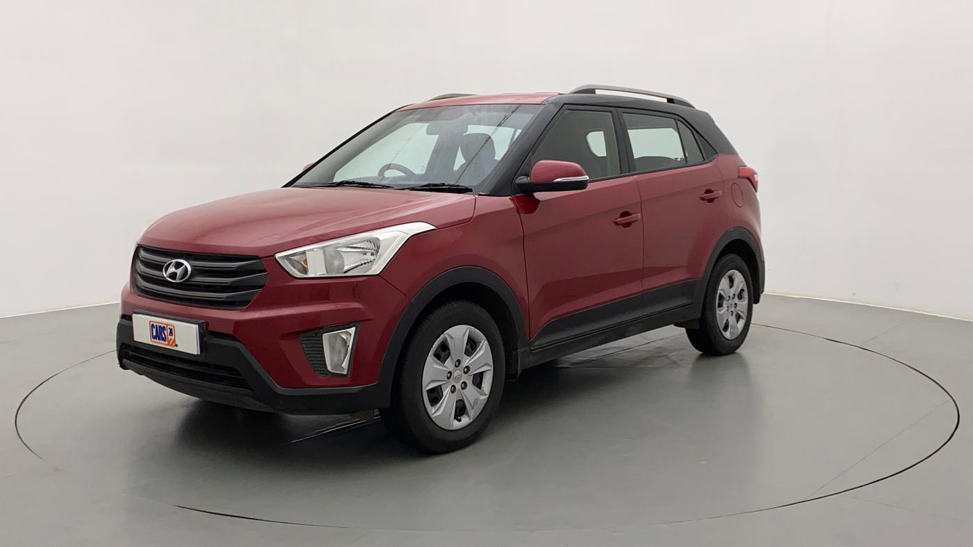 2017 Hyundai Creta E PLUS 1.6 PETROL, Petrol, Manual, 1,04,303 km, Left Front Diagonal