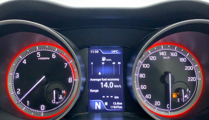 2021 Maruti Swift ZXI PLUS AMT DUAL TONE, Petrol, Automatic, 11,545 km, Odometer Image