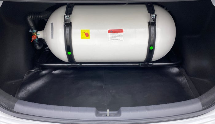 2022 Hyundai AURA S 1.2 CNG, CNG, Manual, 3,807 km, Boot Inside