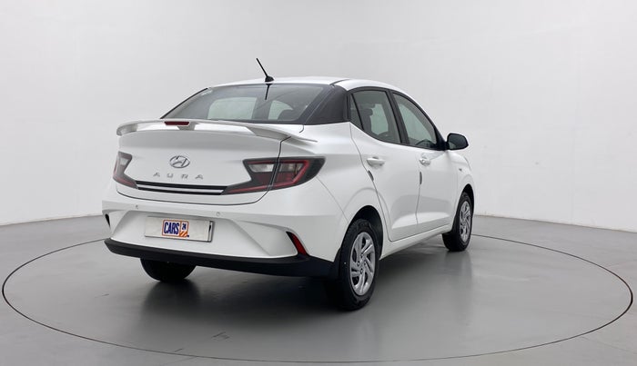2022 Hyundai AURA S 1.2 CNG, CNG, Manual, 3,807 km, Right Back Diagonal