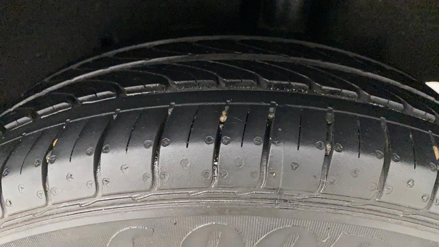 2017 Maruti Baleno DELTA CVT PETROL 1.2, Petrol, Automatic, 64,668 km, Left Rear Tyre Tread