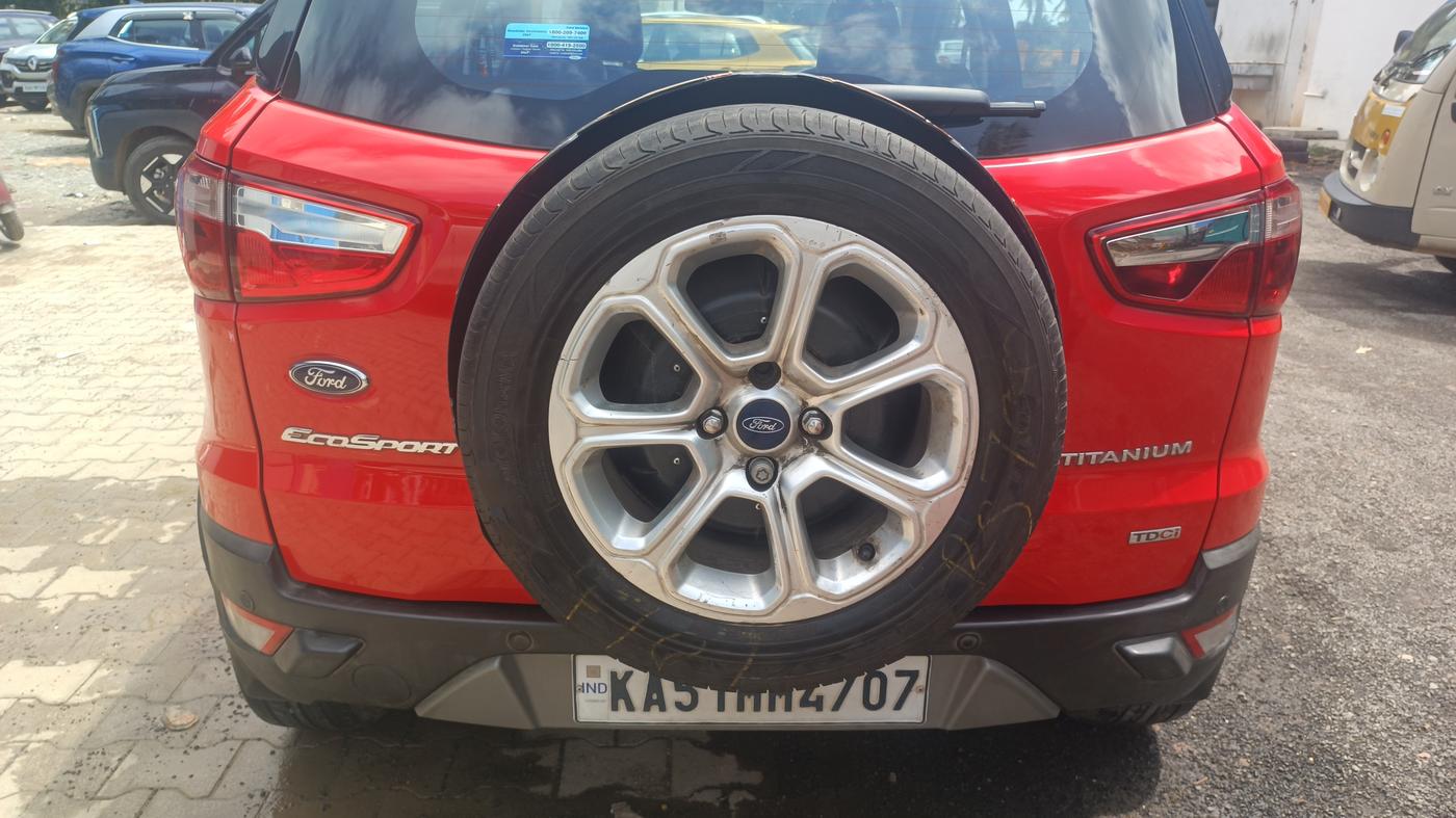 2018 Ford Ecosport TITANIUM + 1.5L DIESEL, Diesel, Manual, 80,941 km, Spare Tyre