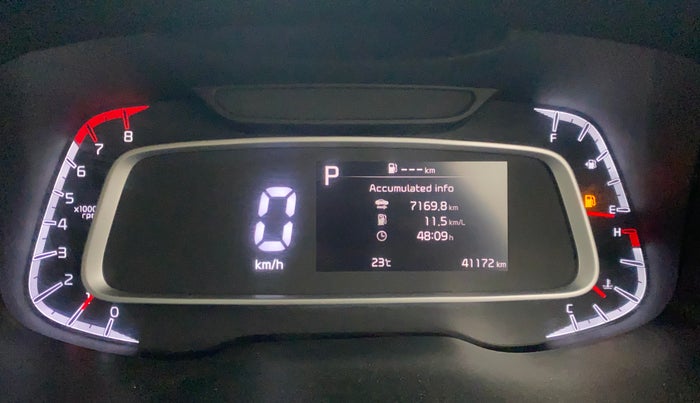 2023 KIA SONET HTX 1.0 DCT, Petrol, Automatic, 41,136 km, Odometer Image