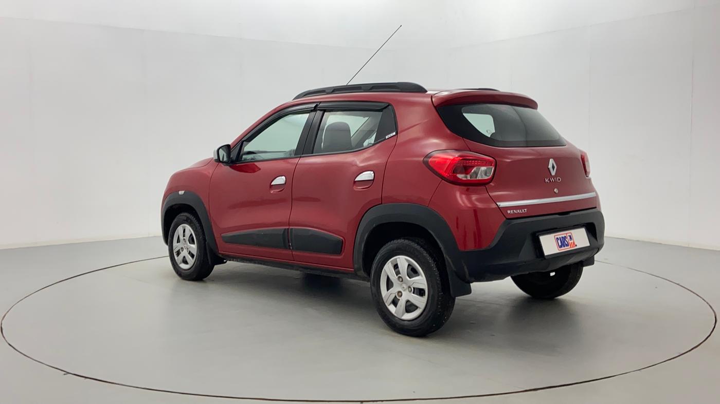 2019 Renault Kwid 1.0 RXT Opt, Petrol, Manual, 31,559 km, Left Back Diagonal (45- Degree) View