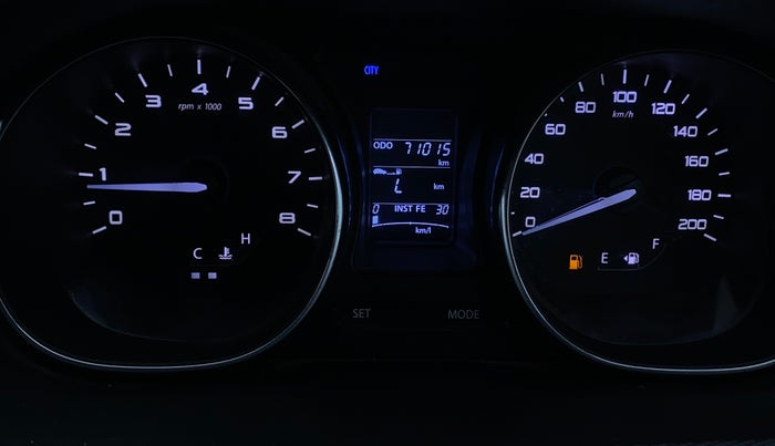 2018 Tata Tiago XZ PETROL, Petrol, Manual, 71,011 km, Odometer Image