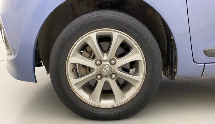2015 Hyundai Grand i10 ASTA (O) 1.2 KAPPA VTVT, Petrol, Manual, 92,466 km, Left Front Wheel
