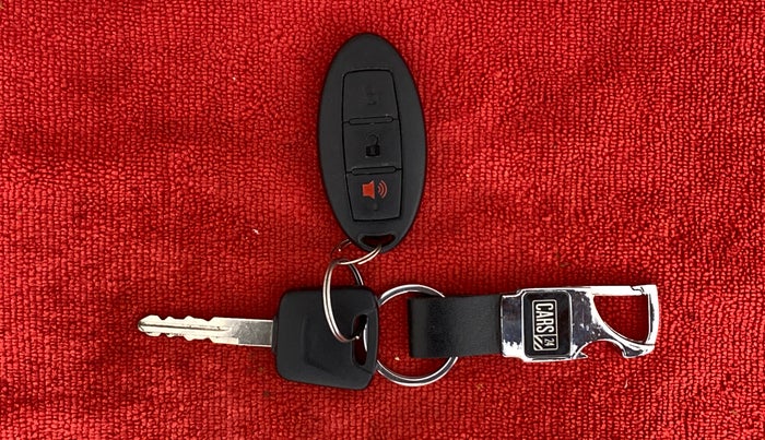 2017 Datsun Go T, Petrol, Manual, 13,433 km, Key Close Up