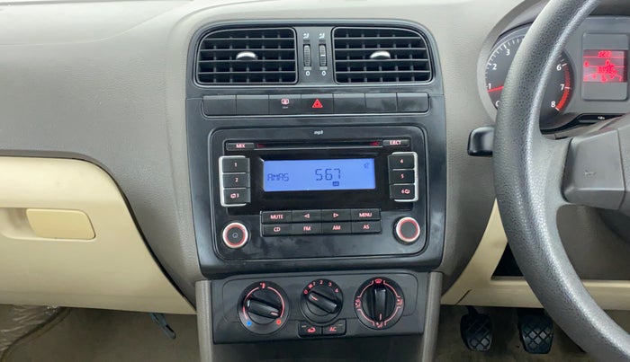 2012 Volkswagen Vento COMFORTLINE MT PETROL, Petrol, Manual, 38,639 km, Air Conditioner