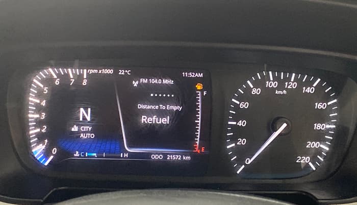 2022 Tata PUNCH CREATIVE  AMT, Petrol, Automatic, 21,530 km, Odometer Image