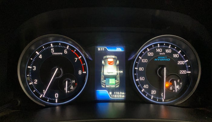 2019 Maruti Ertiga ZXI+ SHVS, Petrol, Manual, 1,18,326 km, Odometer Image