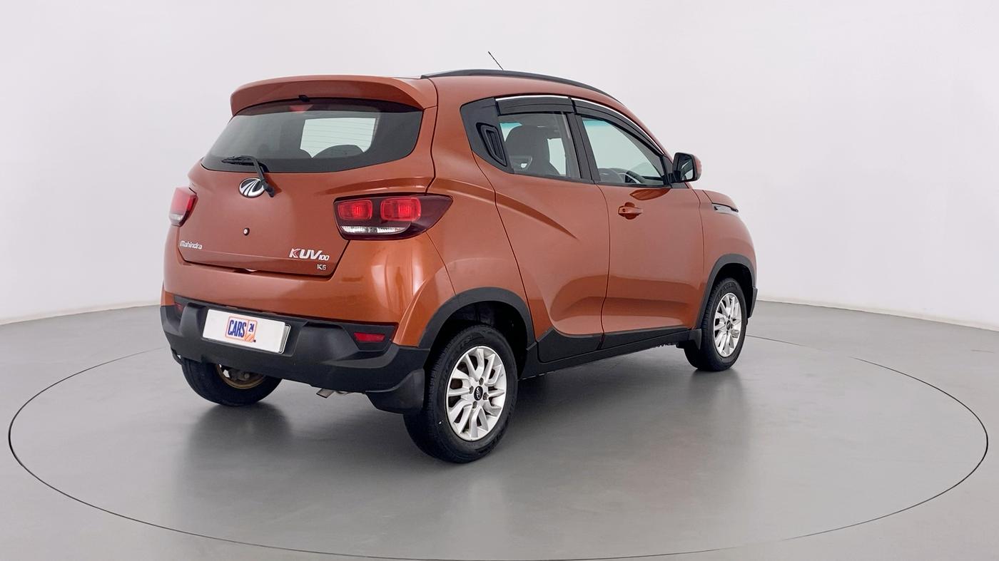 2017 Mahindra Kuv100 K4 D 6 STR, Diesel, Manual, 36,449 km, Right Back Diagonal