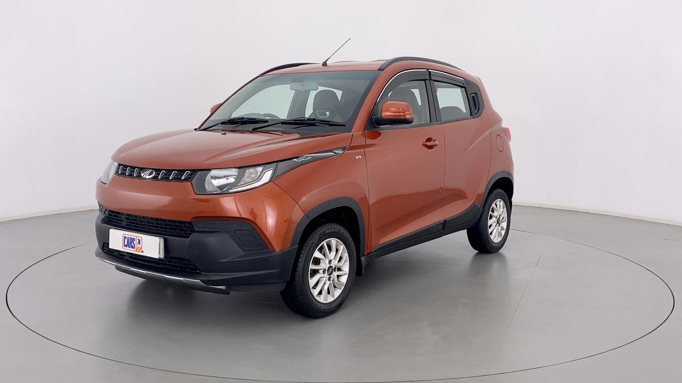 2017 Mahindra Kuv100 K4 D 6 STR, Diesel, Manual, 36,449 km, Left Front Diagonal