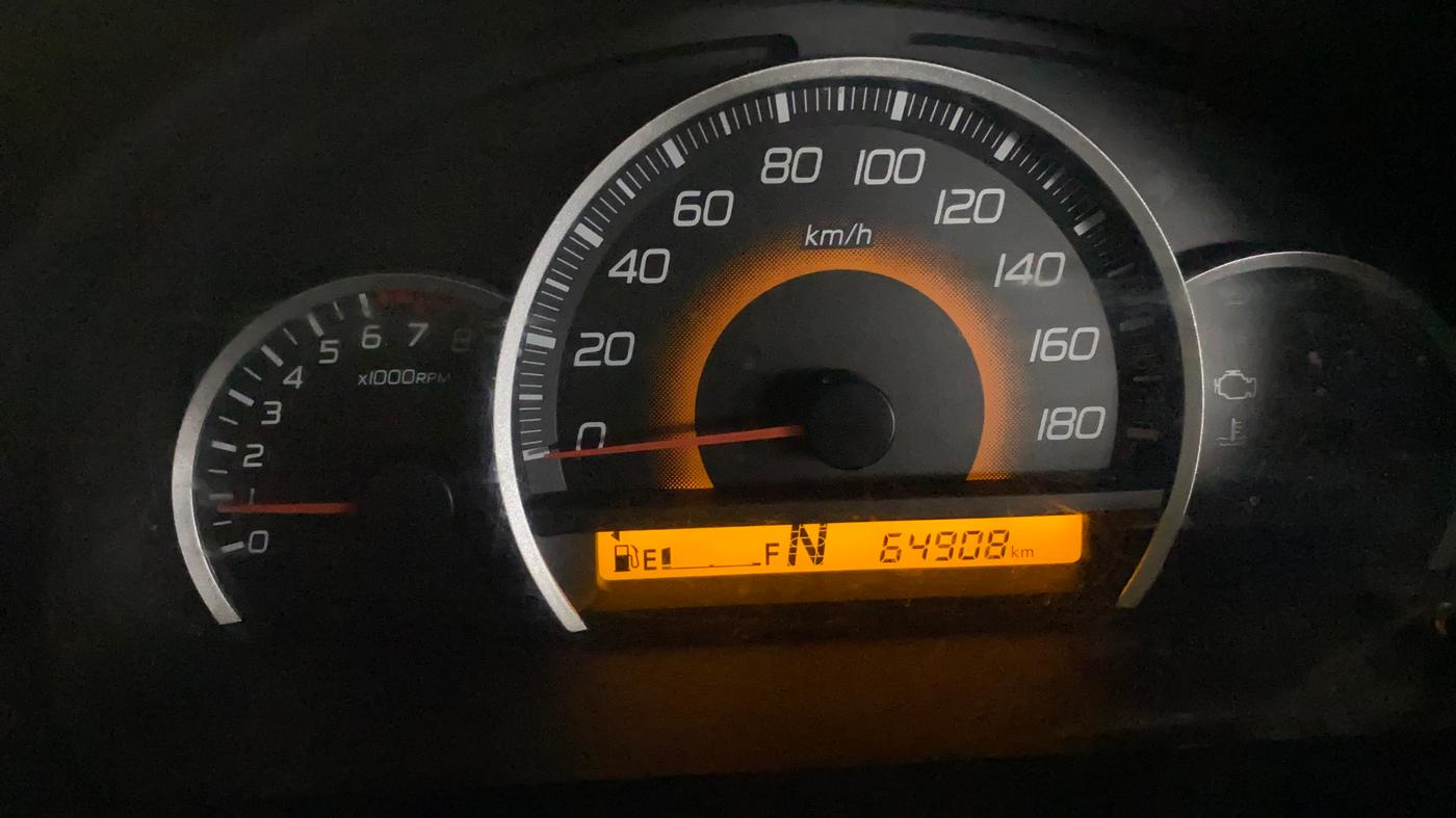 2016 Maruti Wagon R 1.0 VXI AMT, Petrol, Automatic, 64,934 km, Odometer Image