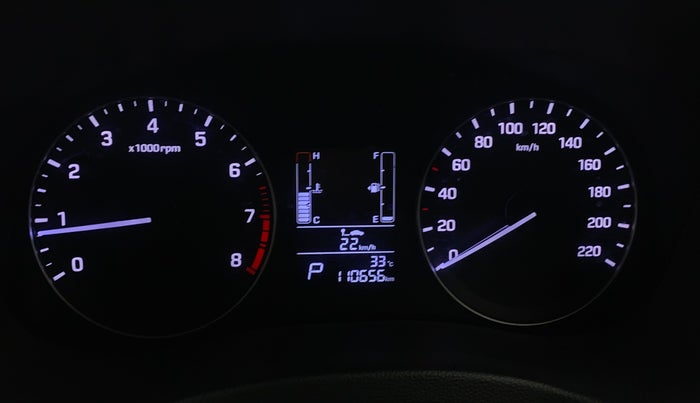 2016 Hyundai Creta SX PLUS AT 1.6 PETROL, Petrol, Automatic, 1,10,653 km, Odometer Image