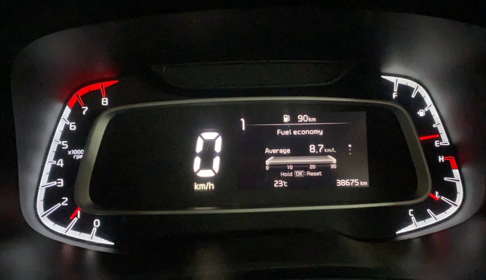 2022 KIA SONET HTX 1.0 IMT, Petrol, Manual, 38,724 km, Odometer Image