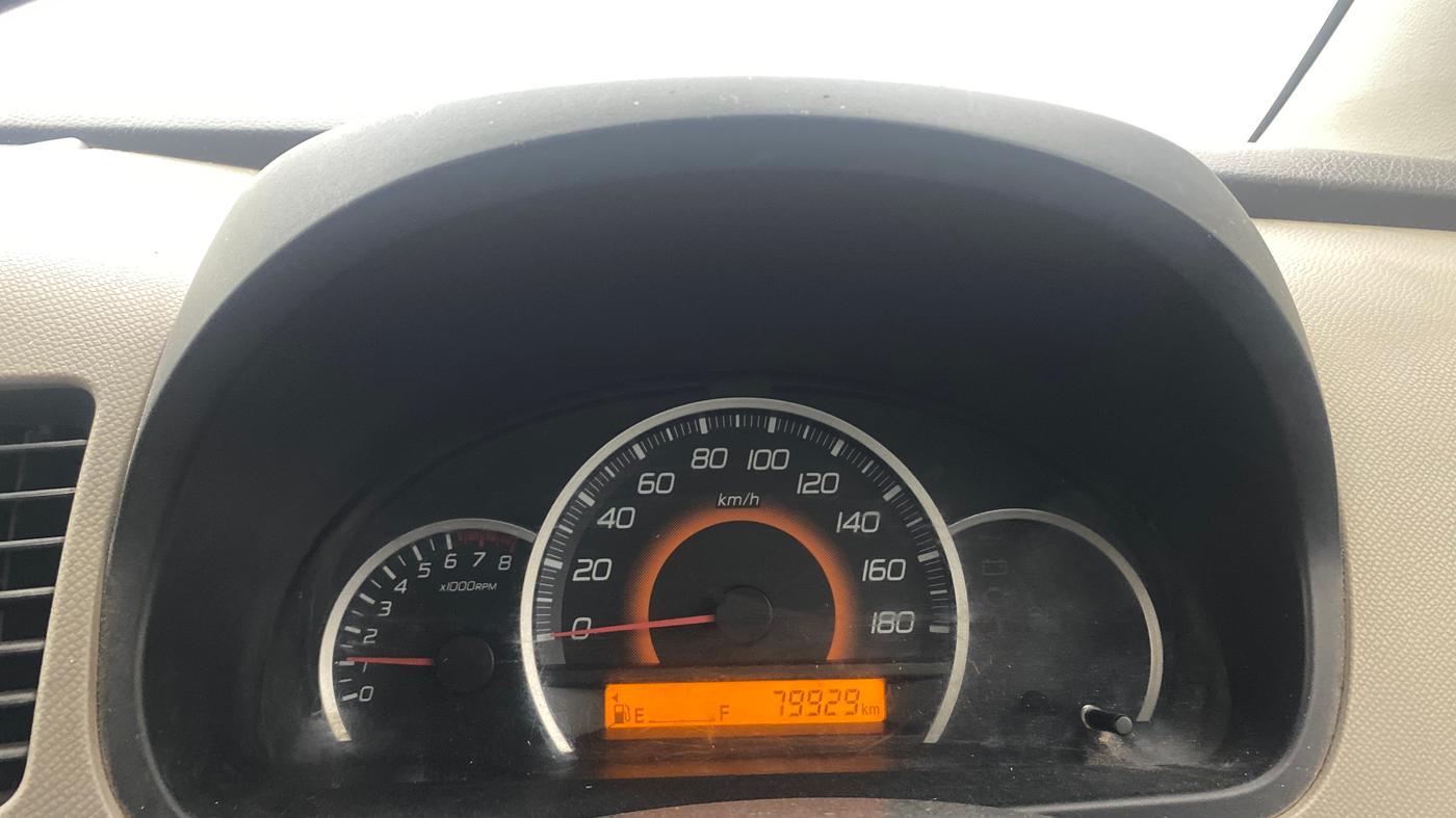 2015 Maruti Wagon R 1.0 VXI, Petrol, Manual, 79,909 km, Odometer Image