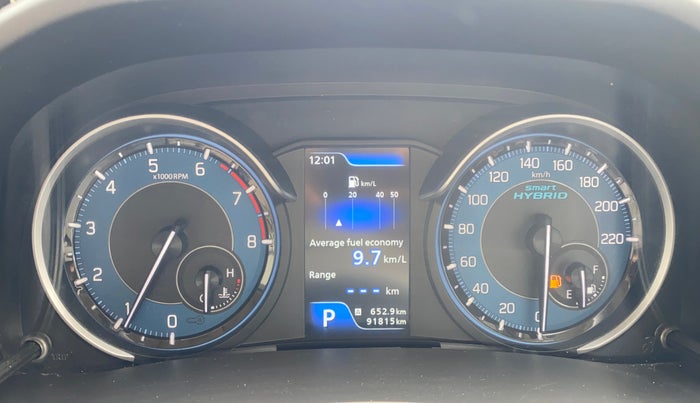 2021 Maruti Ertiga VXI AT SHVS, Petrol, Automatic, 91,770 km, Odometer Image