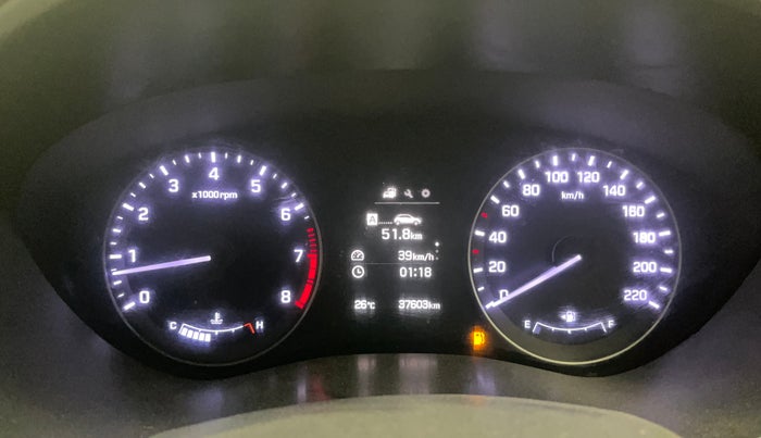 2016 Hyundai Elite i20 ASTA 1.2 (O), Petrol, Manual, 37,549 km, Odometer Image