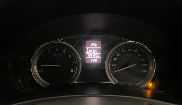 2015 Maruti Ciaz ZXI, Petrol, Manual, 1,05,449 km, Odometer Image