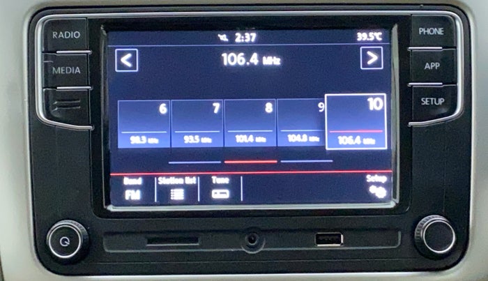 2018 Volkswagen Vento HIGHLINE PETROL AT, Petrol, Automatic, 89,684 km, Infotainment System