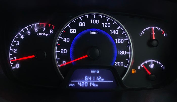 2017 Hyundai Grand i10 SPORTZ 1.2 KAPPA VTVT, Petrol, Manual, 42,010 km, Odometer Image