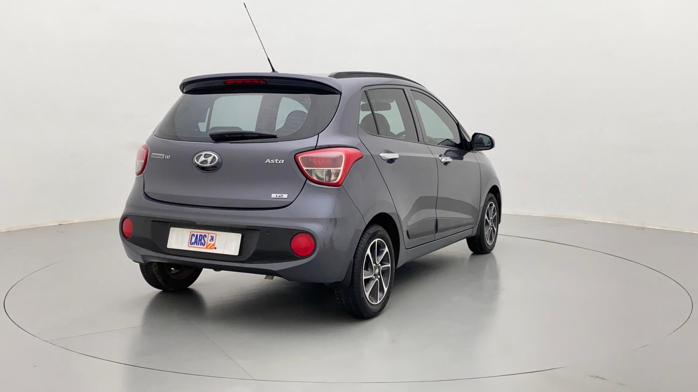 2018 Hyundai Grand i10 ASTA 1.2 VTVT, Petrol, Manual, 9,791 km, Right Back Diagonal