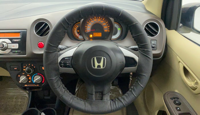 2013 Honda Brio S MT, Petrol, Manual, 52,761 km, Steering Wheel Close Up