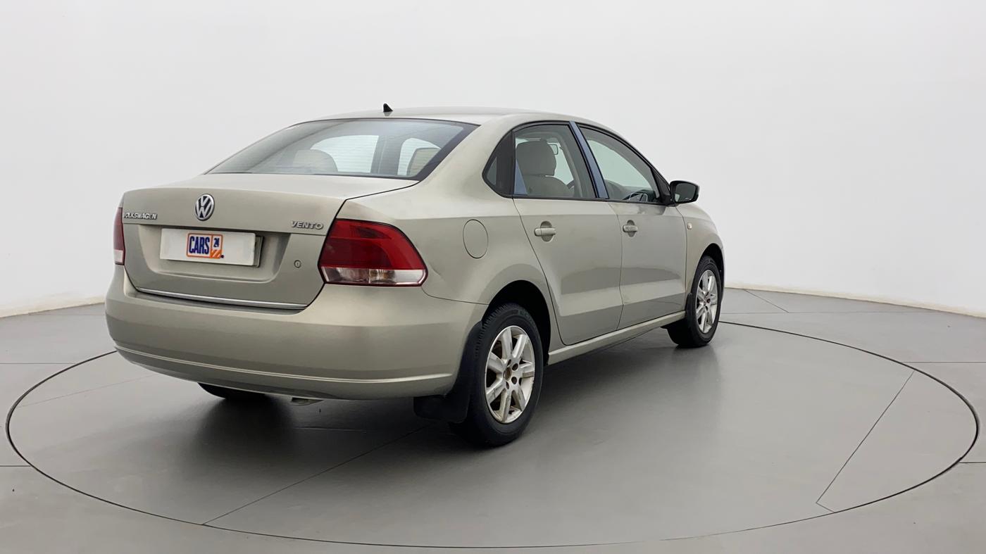 2011 Volkswagen Vento HIGHLINE 1.6 MPI, Petrol, Manual, 98,549 km, Right Back Diagonal
