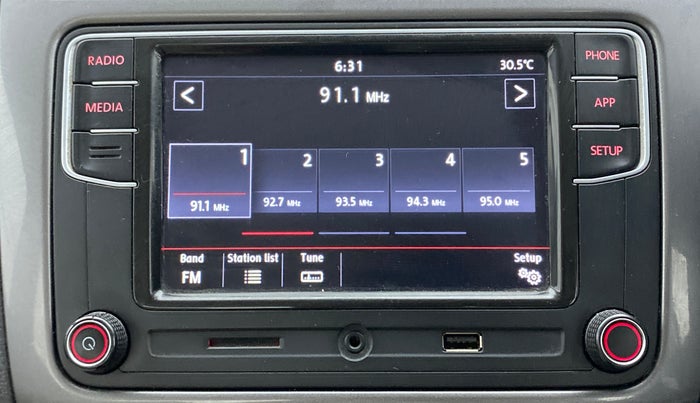 2018 Volkswagen Vento HIGHLINE 1.5 AT, Diesel, Automatic, 1,07,492 km, Infotainment System