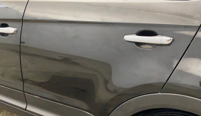 2018 Hyundai Creta SX AT 1.6 PETROL, Petrol, Automatic, 71,824 km, Rear left door - Slightly dented