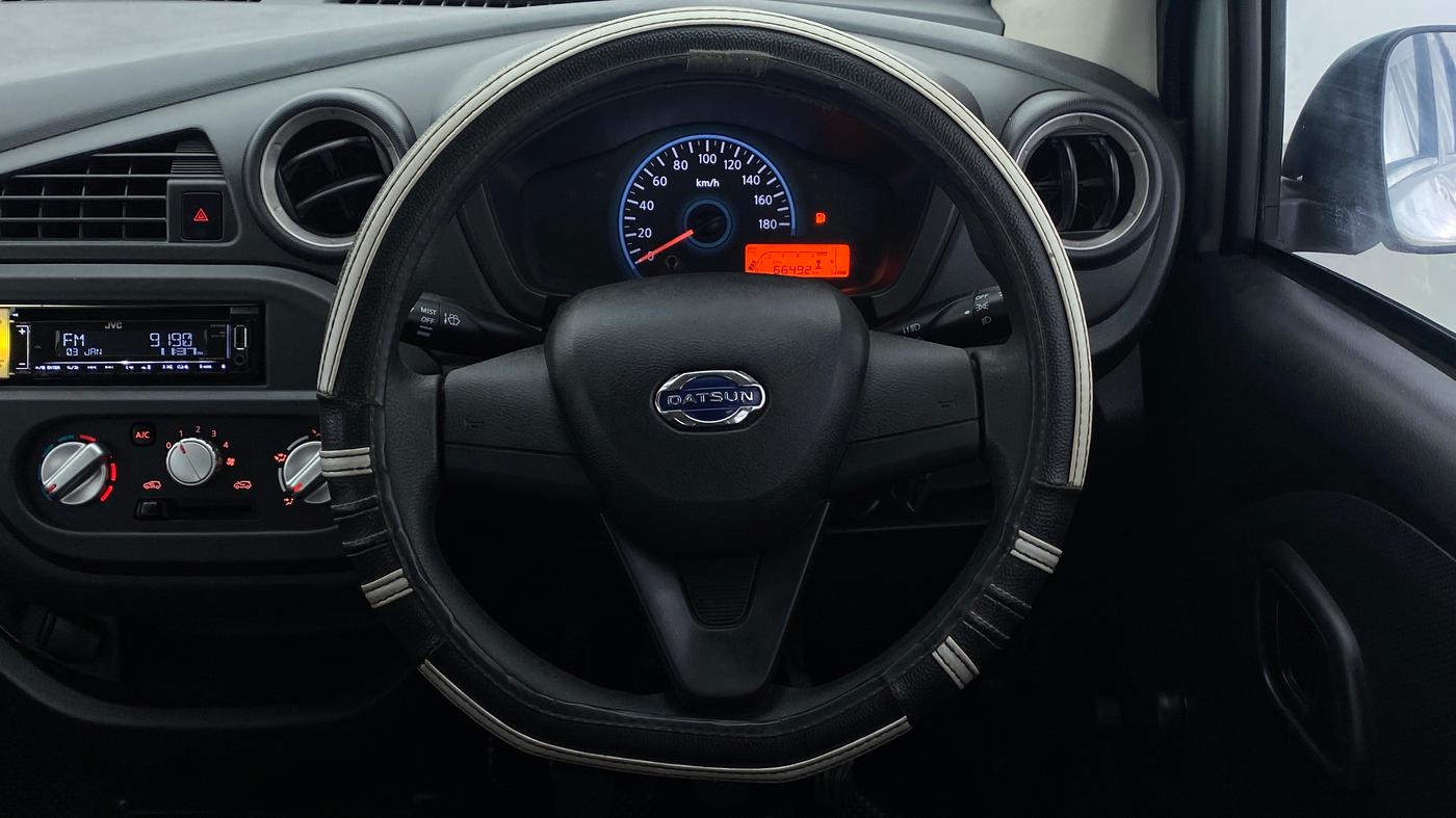 2019 Datsun Redi Go A, Petrol, Manual, 66,542 km, Steering Wheel Close Up