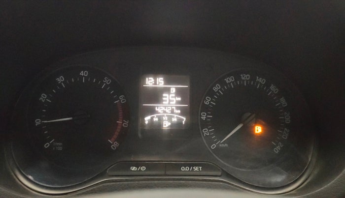 2017 Skoda Rapid AMBITION 1.6 MPI MT, Petrol, Manual, 42,422 km, Odometer Image